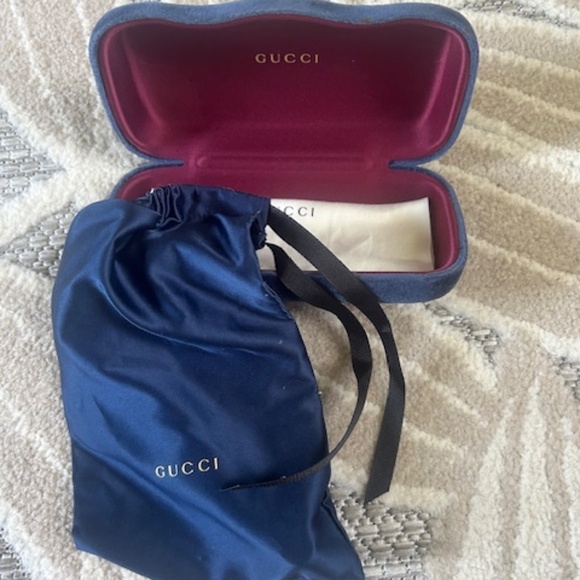 GUCCI Gradient Oversize Open Temple Round Sunglasses - Picture 3 of 6